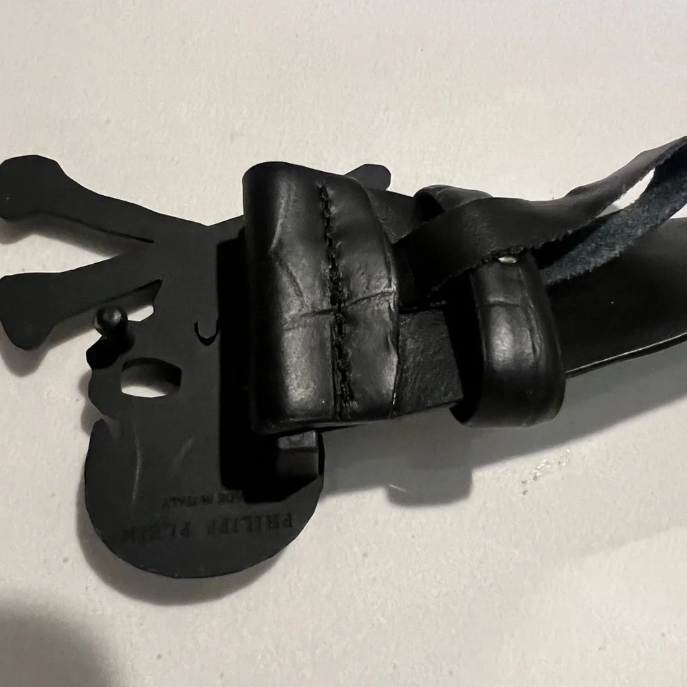 Philipp Plein Black Skull Belt - Picture 8 of 8